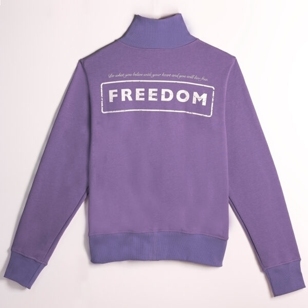 Felpa Donna Senza Cappuccio Full Zip - immagine 6
